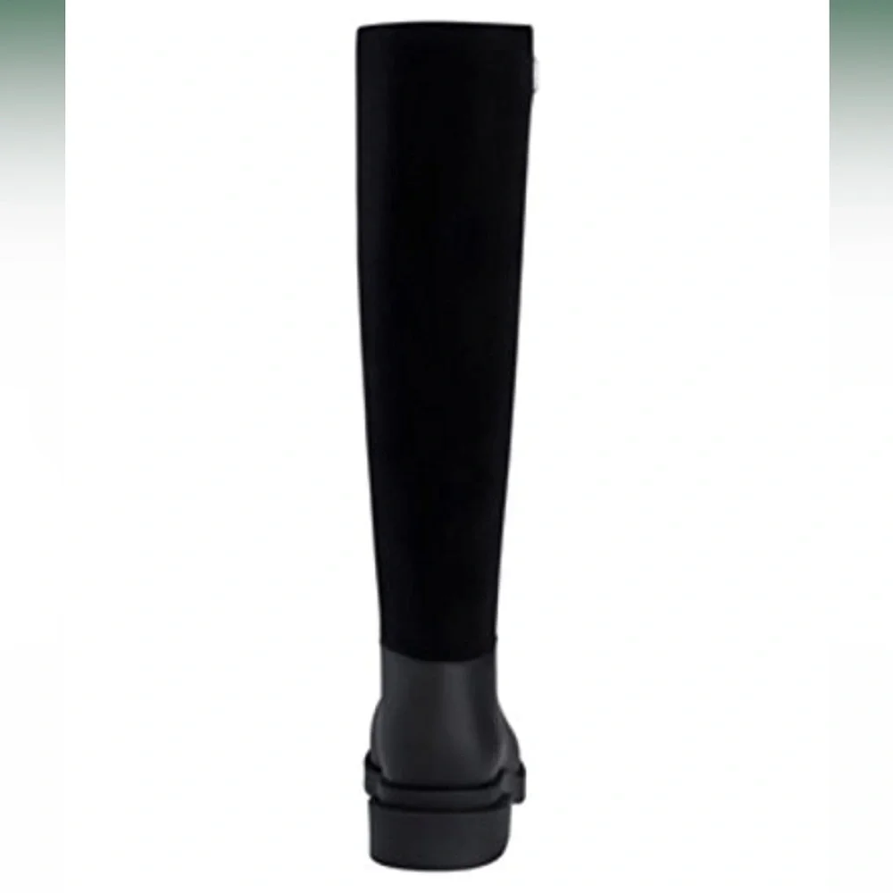 Melissa black flocked boot - Picture 5 of 8